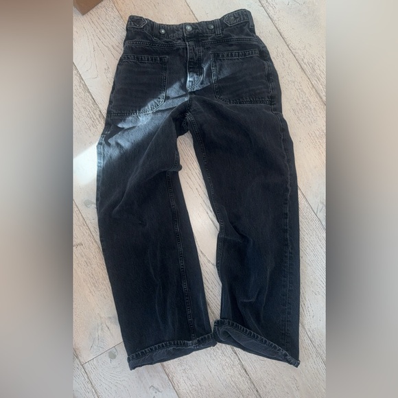 NWOT We The Free Palmer Cuffed Jeans in Outerspace Size:27 - Picture 6 of 9